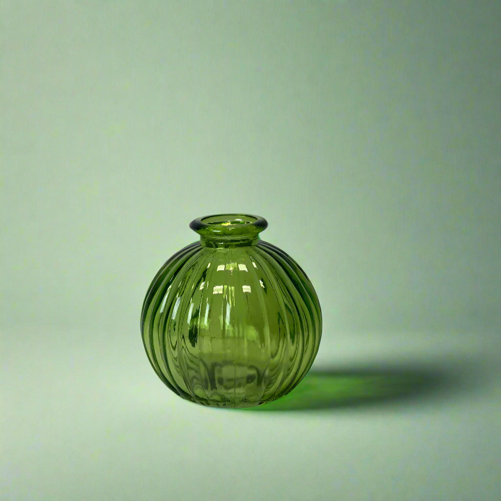 Emerald Green Round Bottle