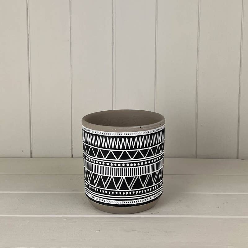 Aztec Patterned Pots
