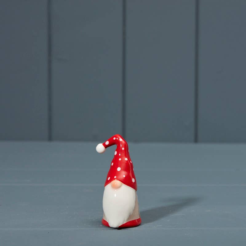 Red And White Ceramic Santa