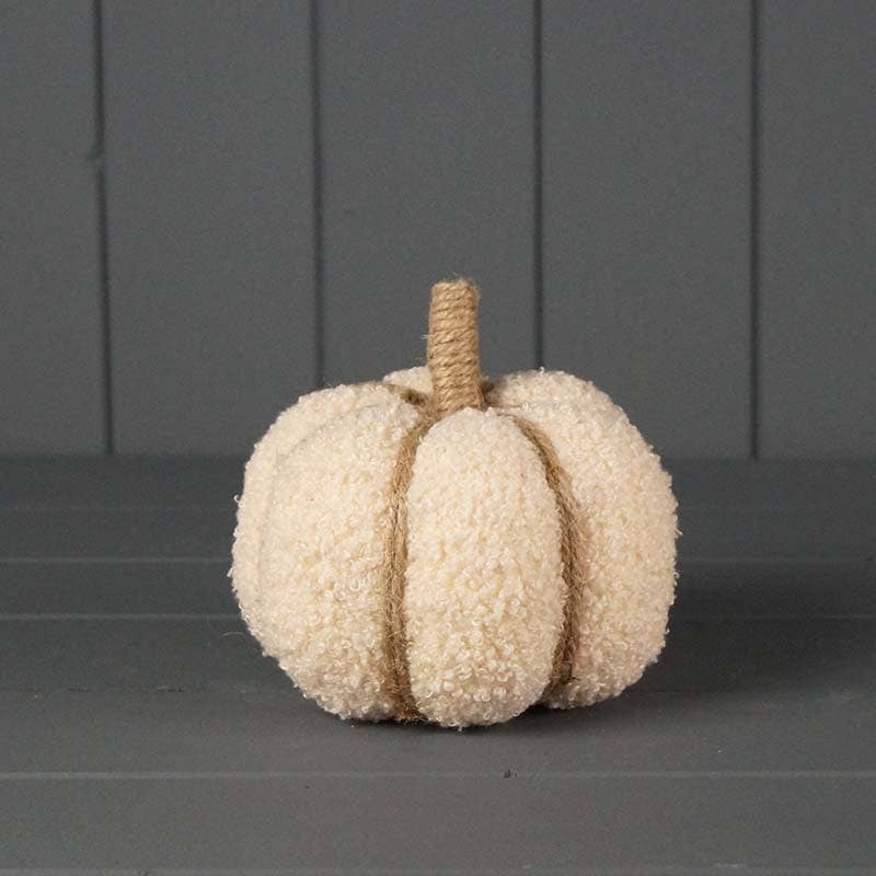 Cream Fabric Pumpkin
