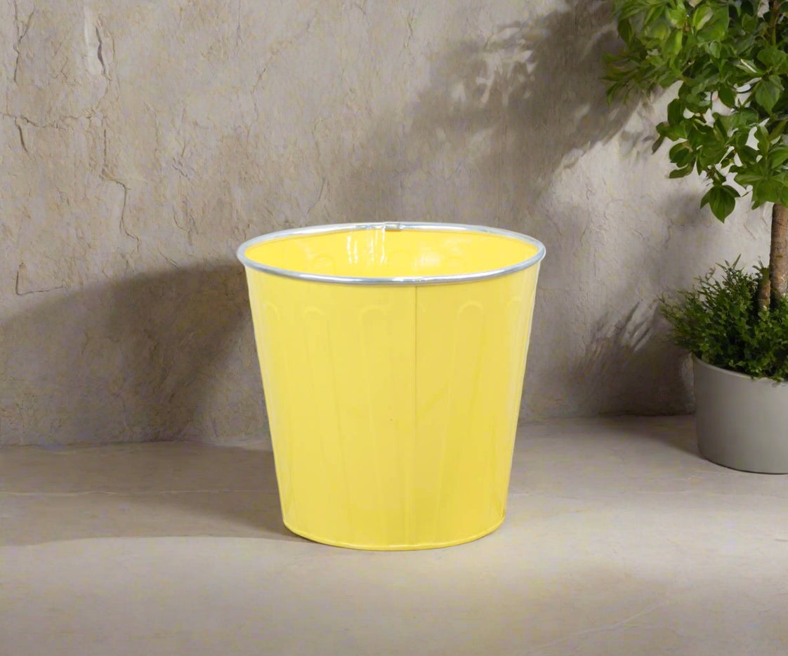 Yellow Round Pot