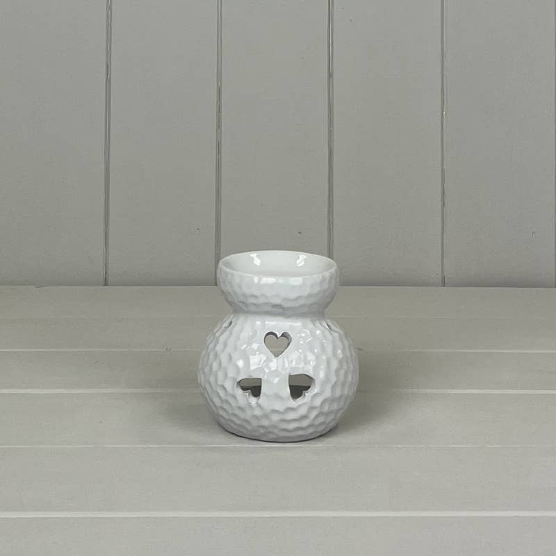 White Heart Oil Burner