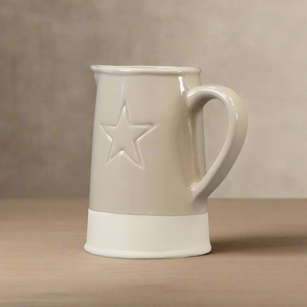 Warm Grey Debossed Star Collection