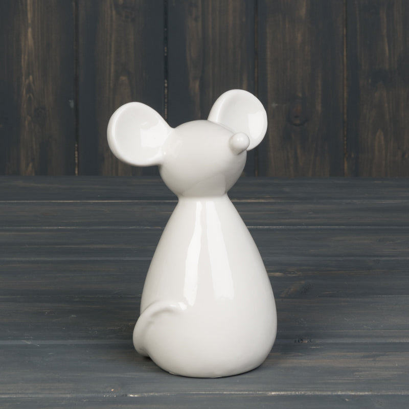 White Ceramic Mouse