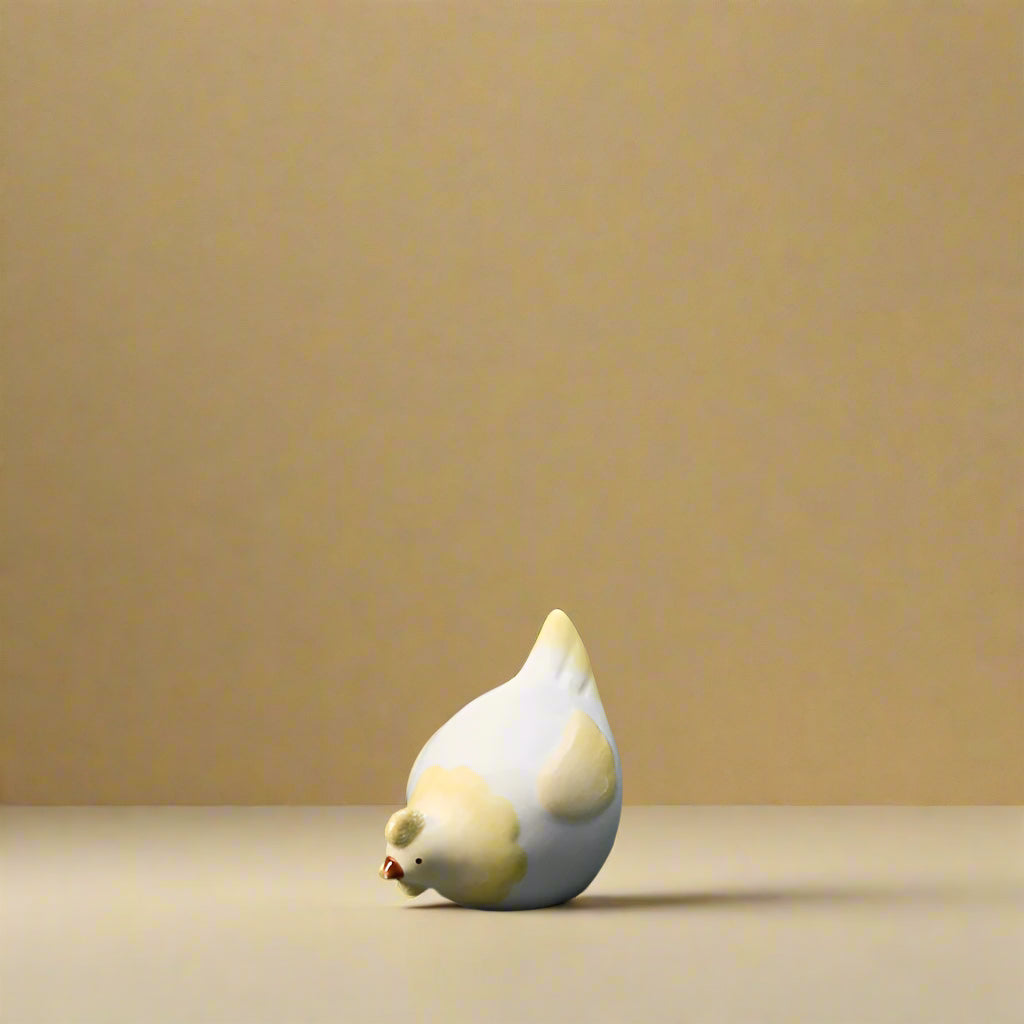 Yellow Ceramic Chicken