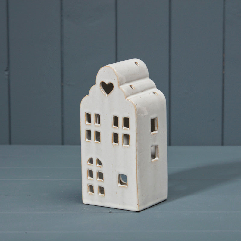 Ceramic House Tealight Holder