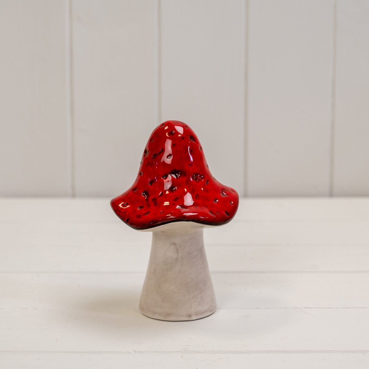 Ceramic Red Mushroom