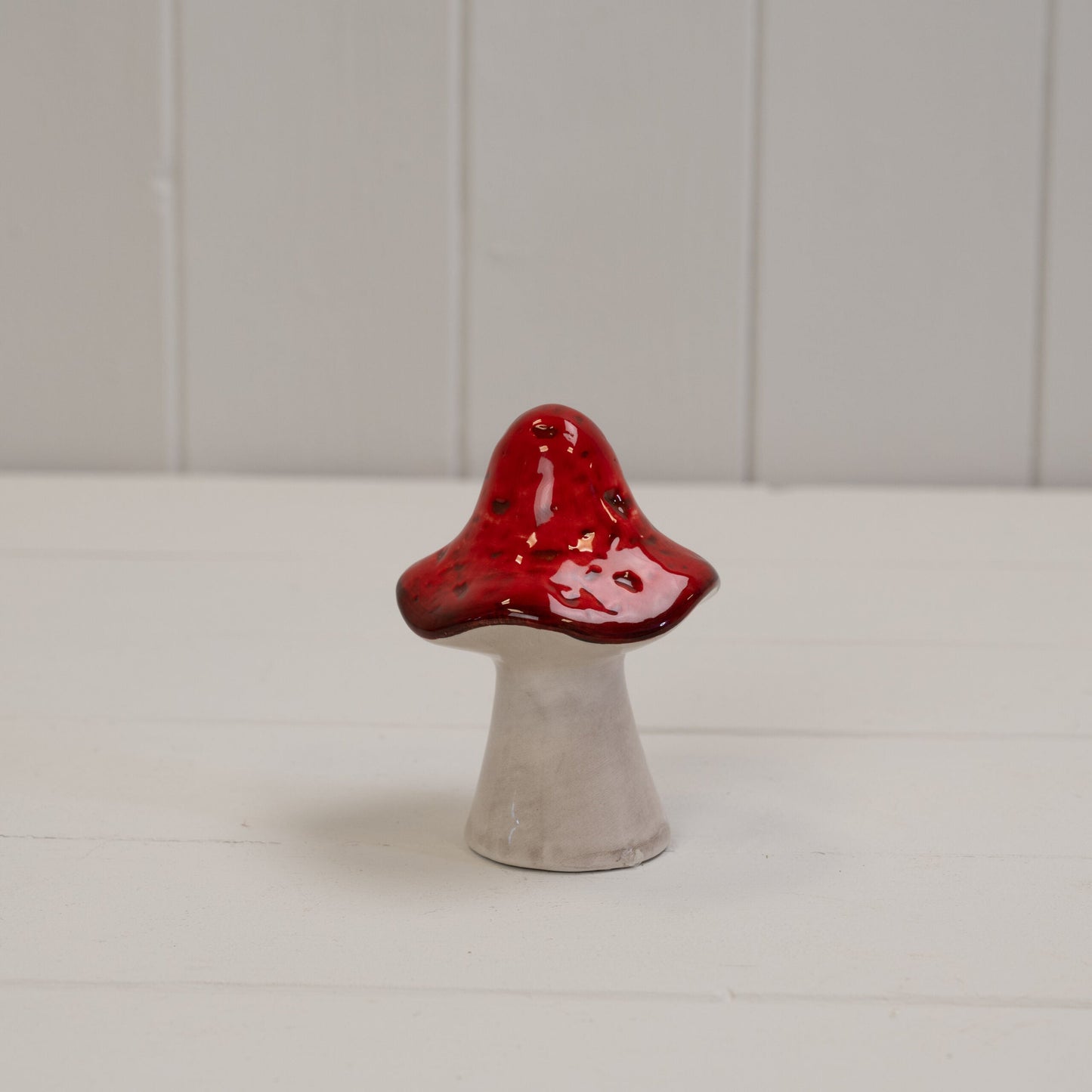 Ceramic Red Mushroom