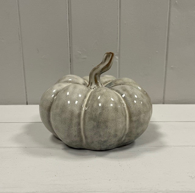 Beige Mottle Ceramic Pumpkin Collection