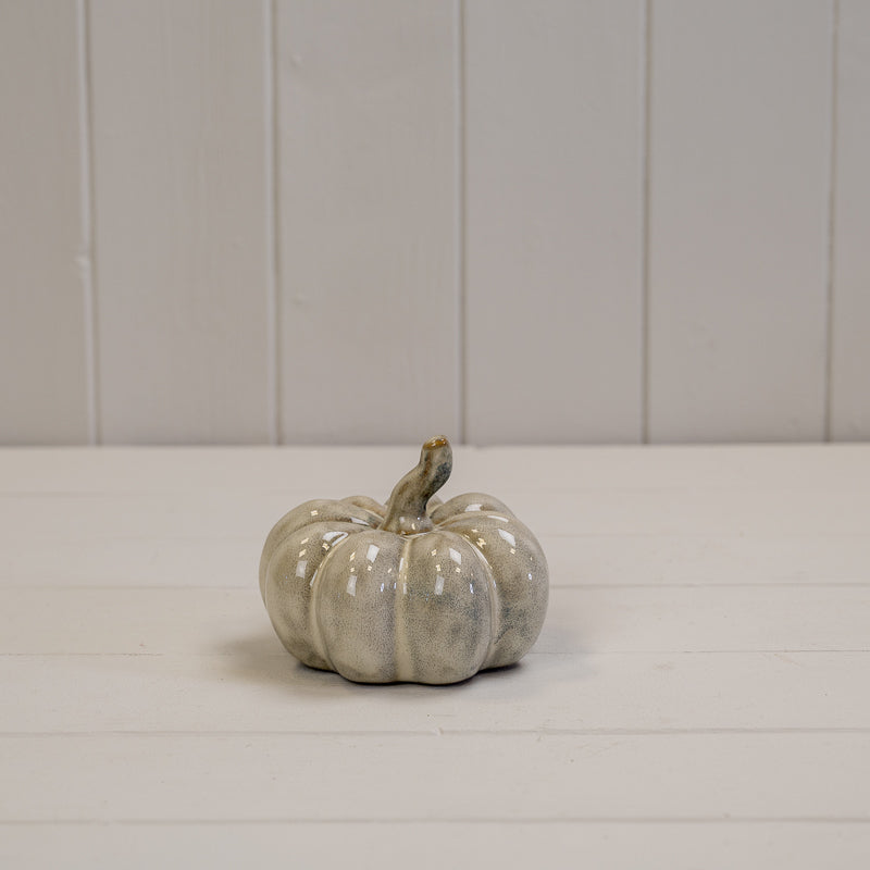 Beige Mottle Ceramic Pumpkin Collection