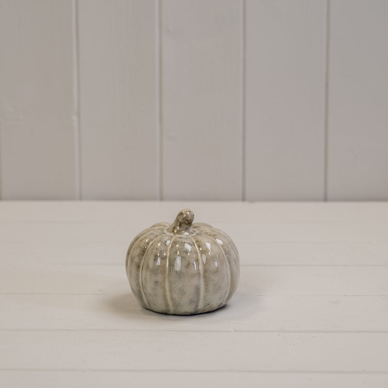 Beige Mottle Ceramic Pumpkin Collection