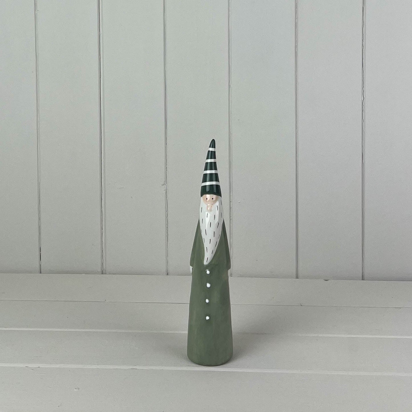 Light Green/White Ceramic Gonk Decoration
