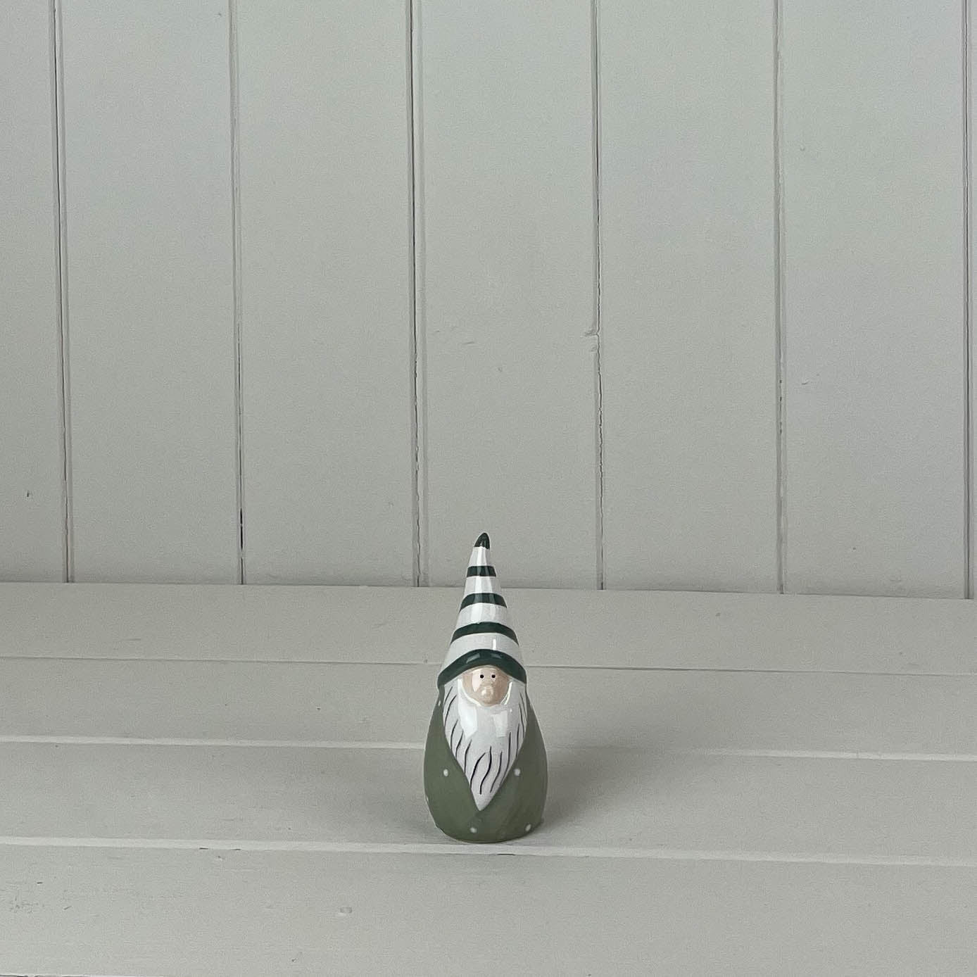 Light Green/White Ceramic Gonk Decoration