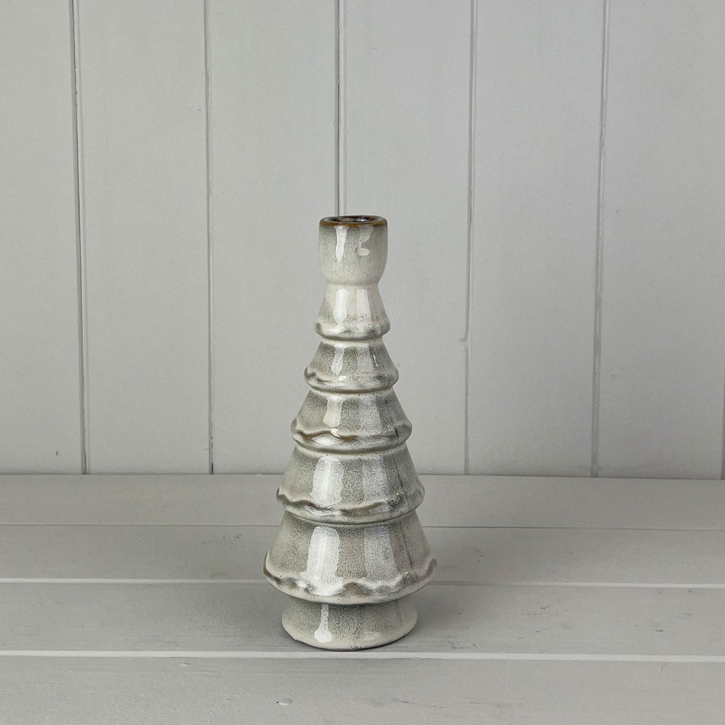 Glazed Ceramic Candle Holder
