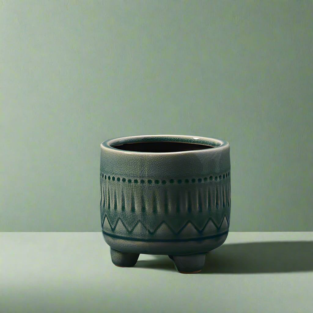 Green Ceramic Pot