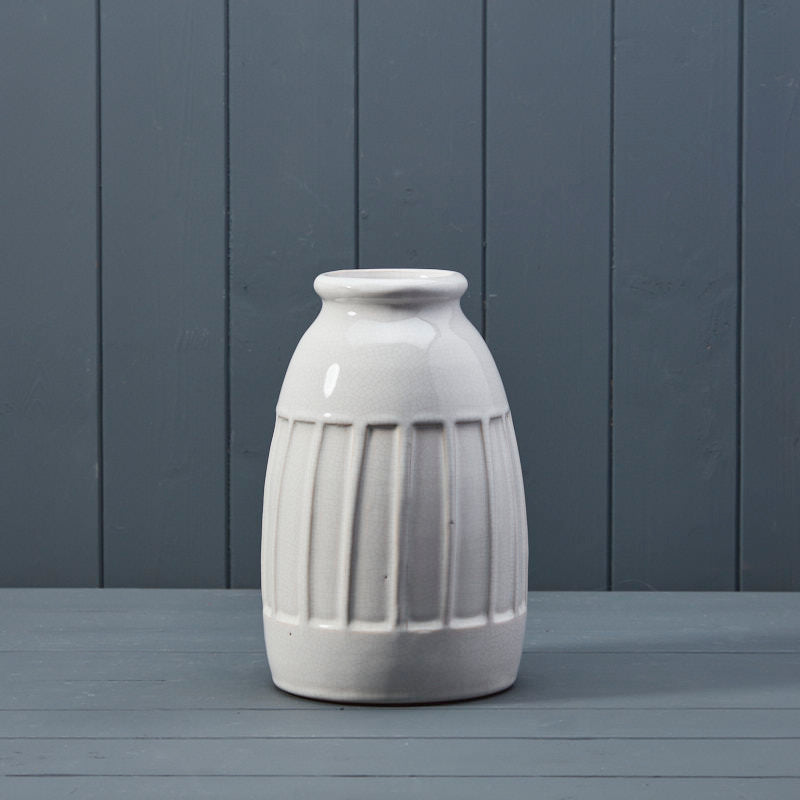 White Ceramic Vase