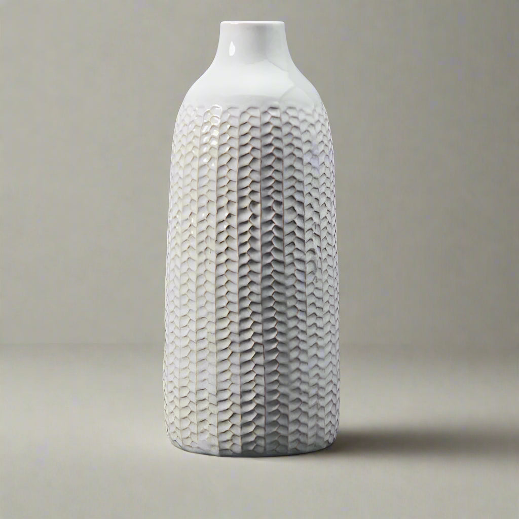 White Ceramic Vase Collection