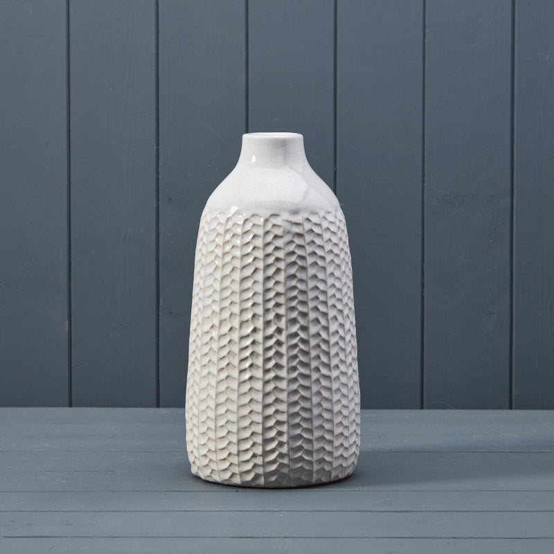 White Ceramic Vase Collection