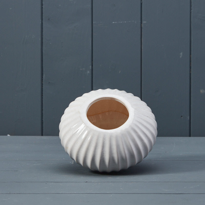White Ceramic Pot Collection