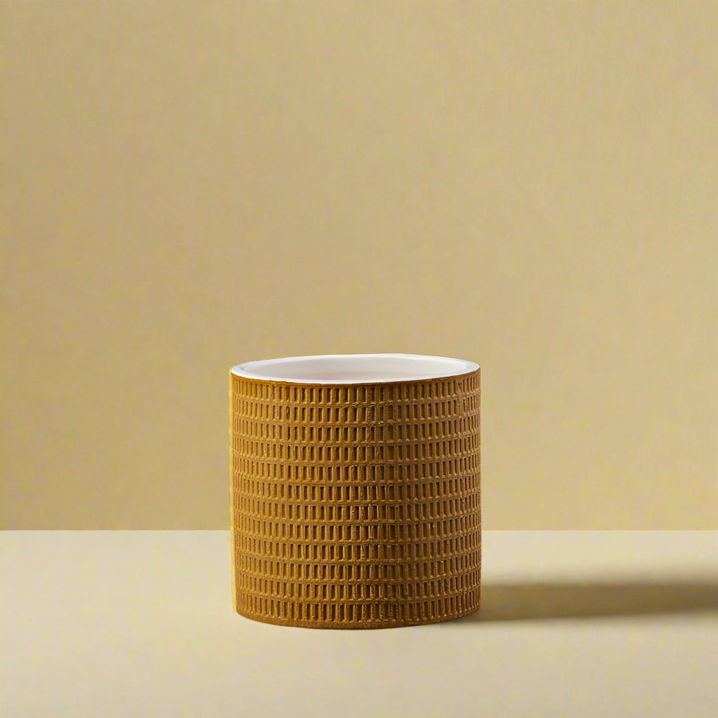 Yellow Ceramic Pot
