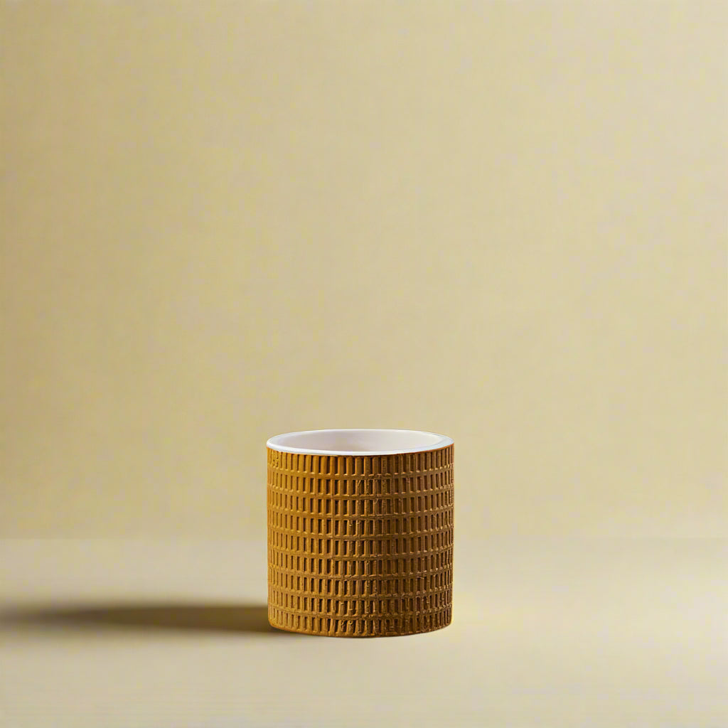 Yellow Ceramic Pot