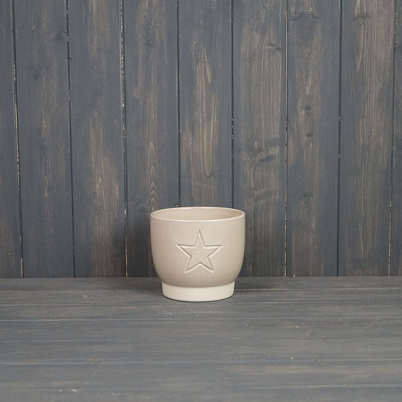 Warm Grey Debossed Star Collection