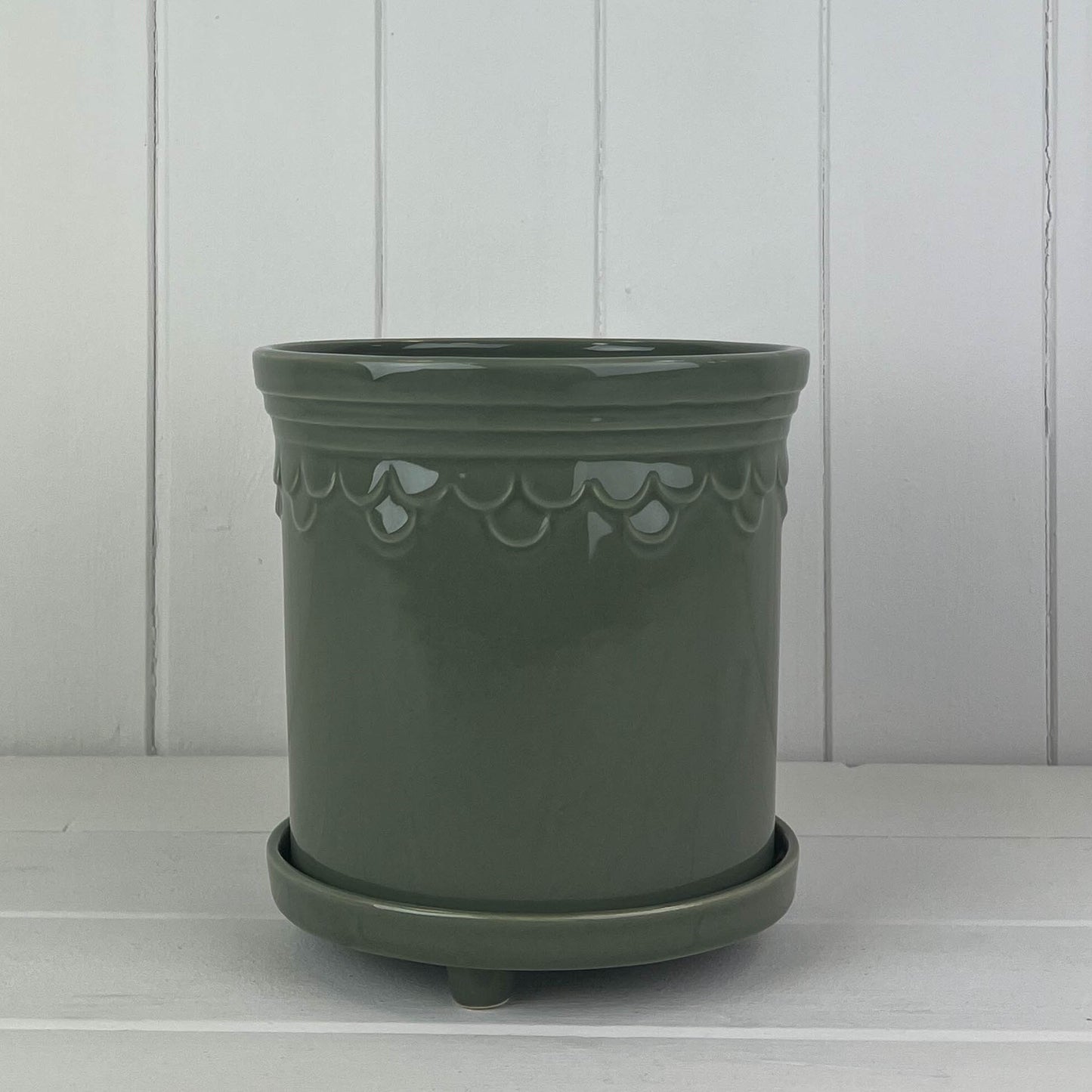 Sage Saucer Pots