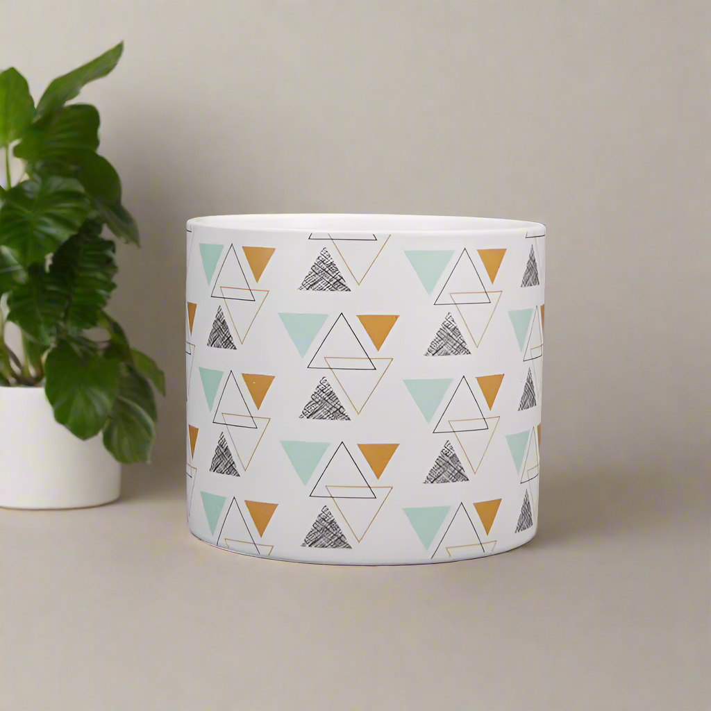 Geometric Pattern Pot