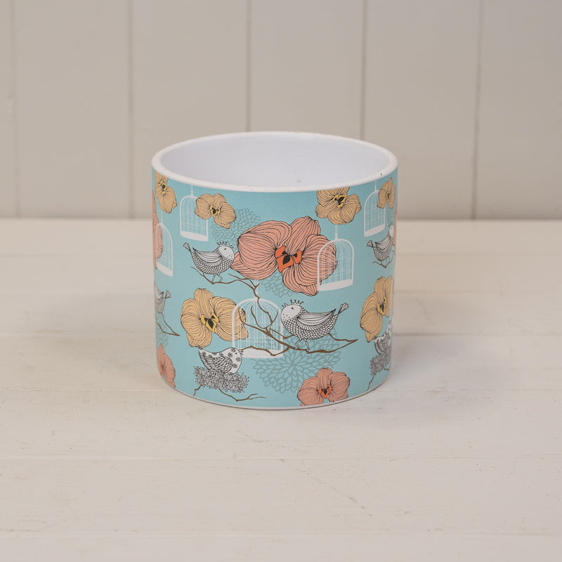 Floral Bird Cage Pots