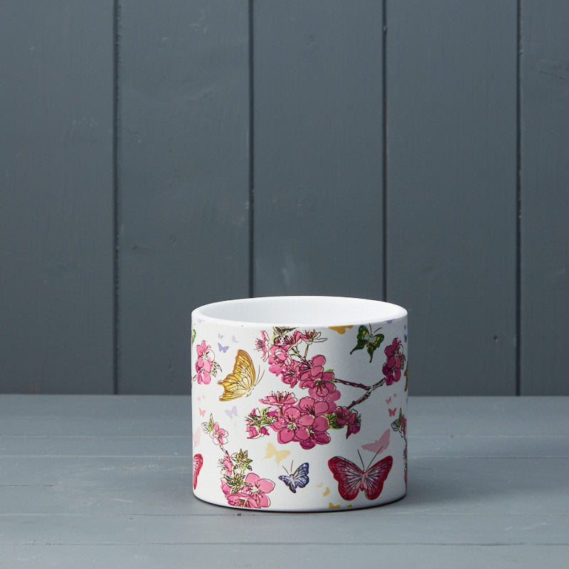 Floral Butterfly Pots