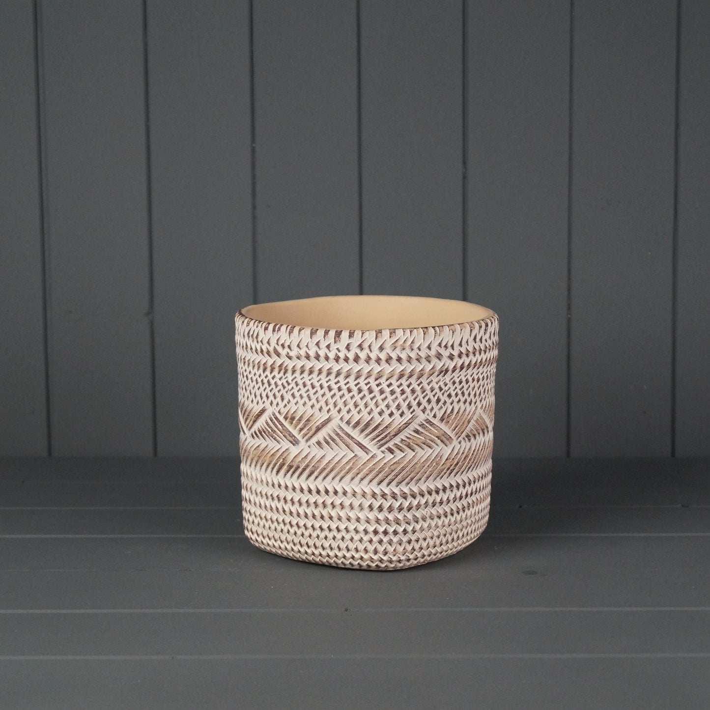 Cement Basket Pot
