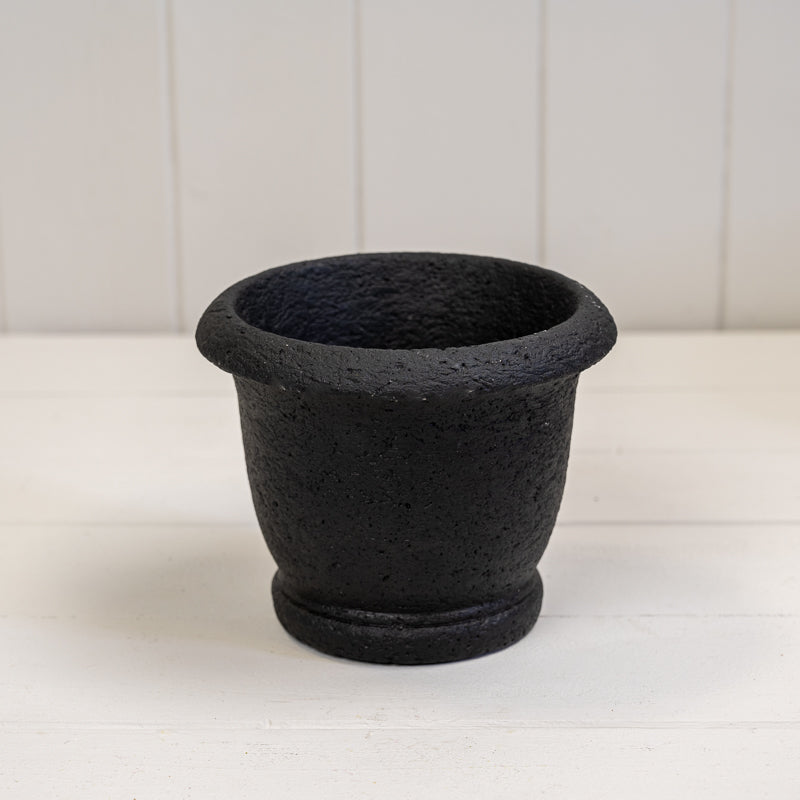 Black Cement Pot Collection