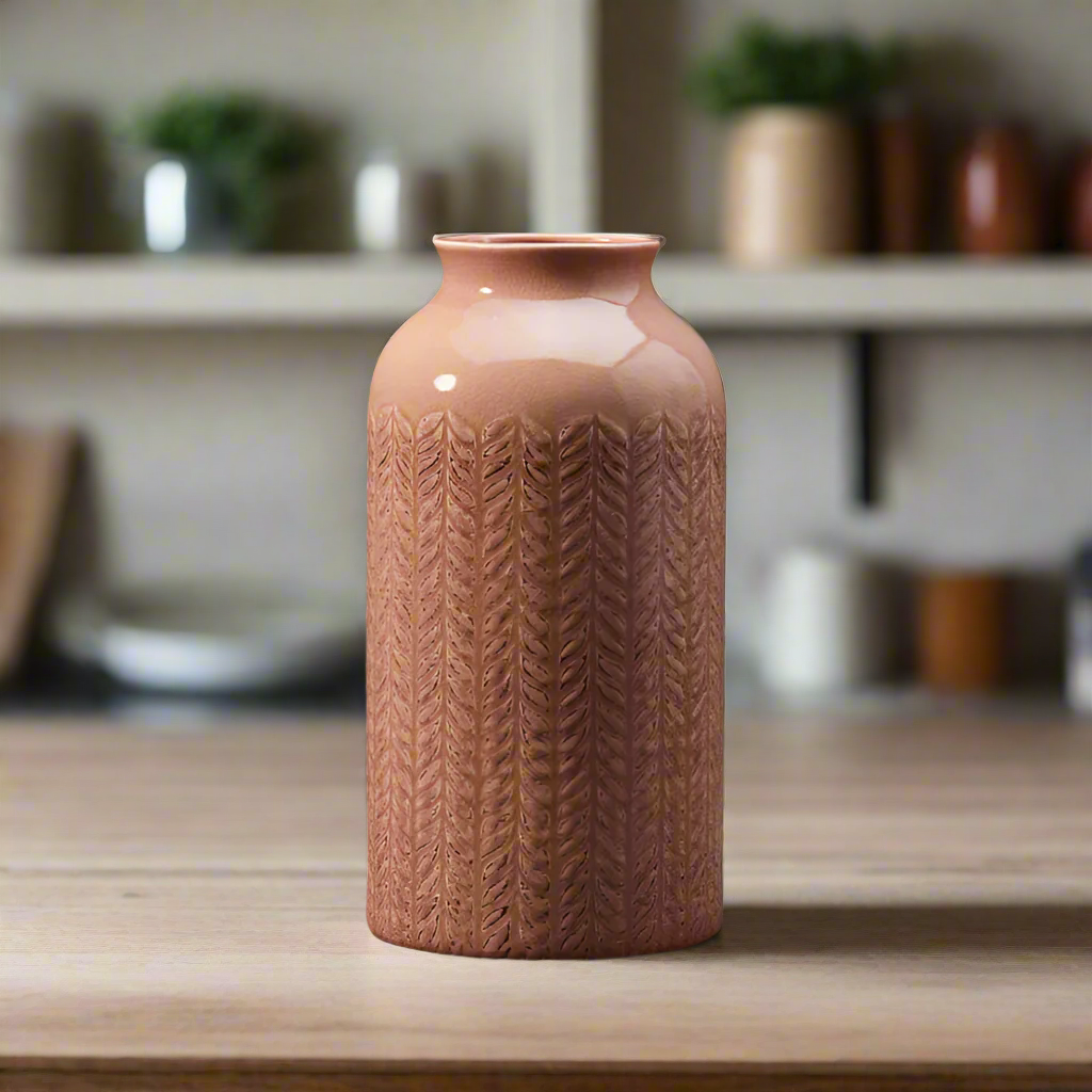 Pink Tall Ceramic Vase