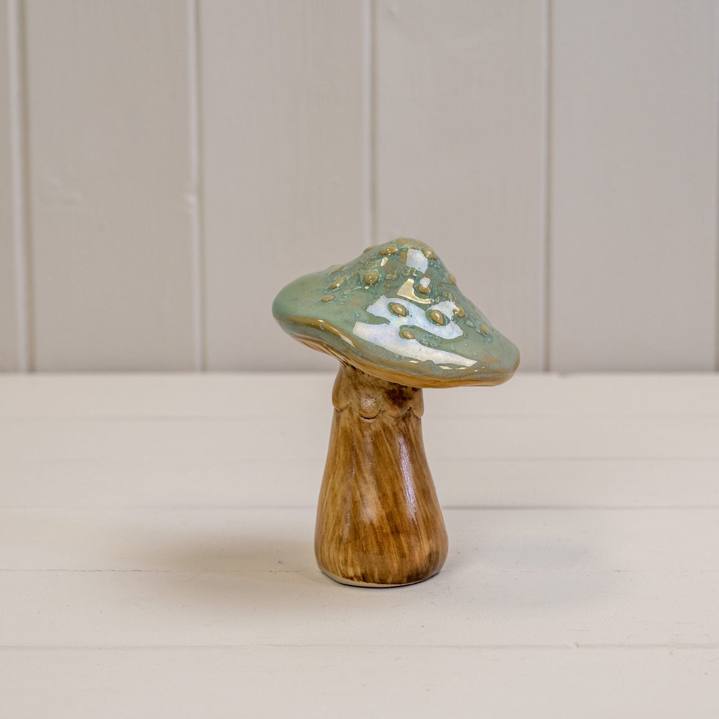 Sage Ceramic Mushrooms