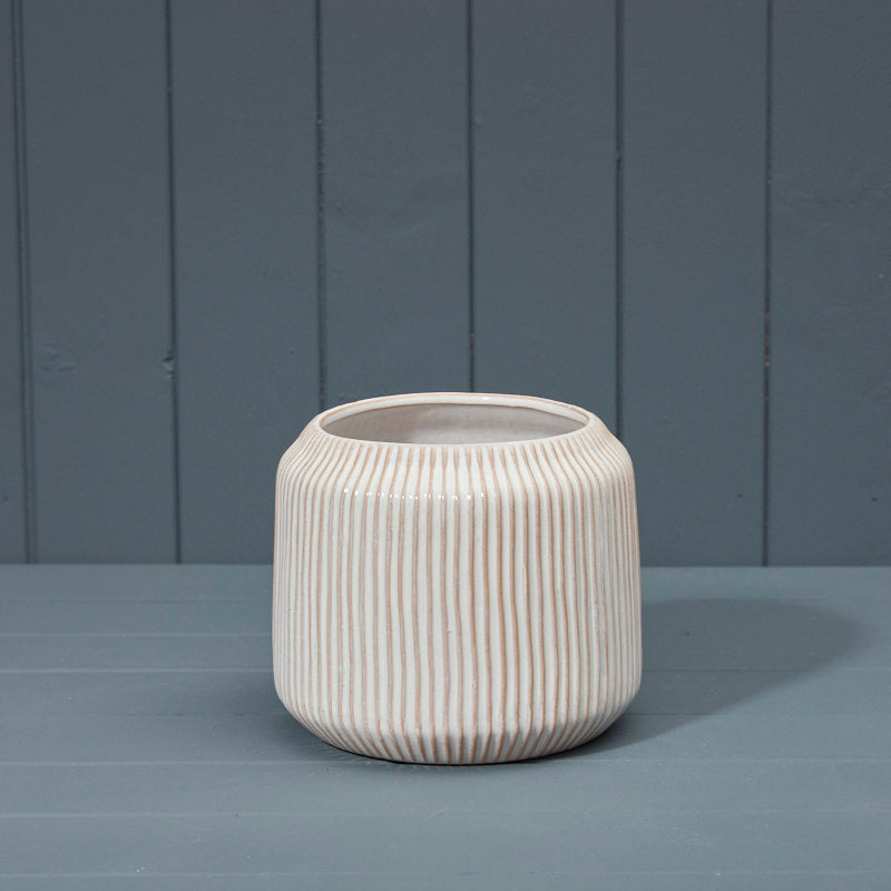 White Ceramic Pot