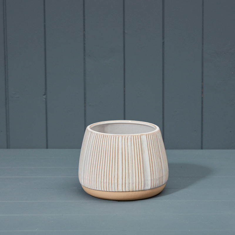White Ceramic Pot