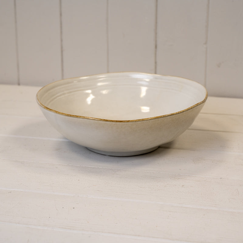 Satchville Stoneware Salad Bowl