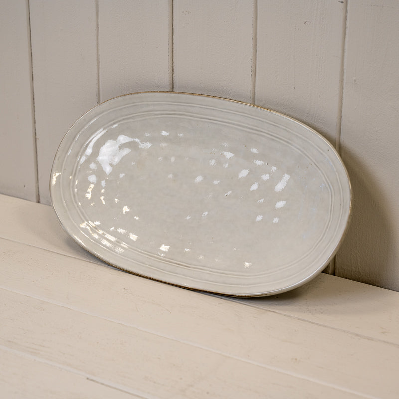 Stoneware Medium Oval Plate