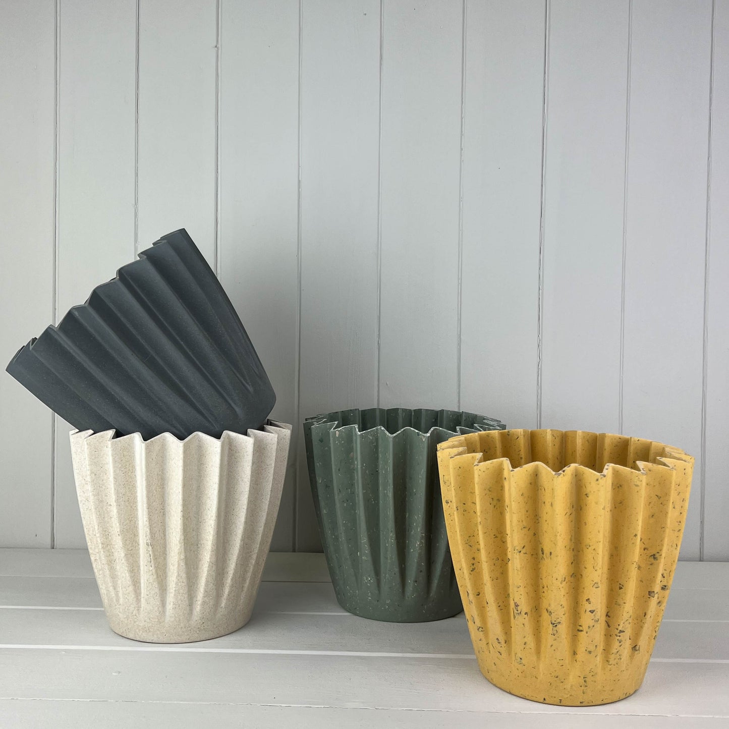 Bamboo Corrugated Pots