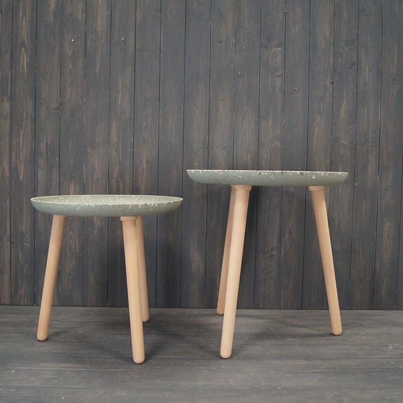Round Side Table Set