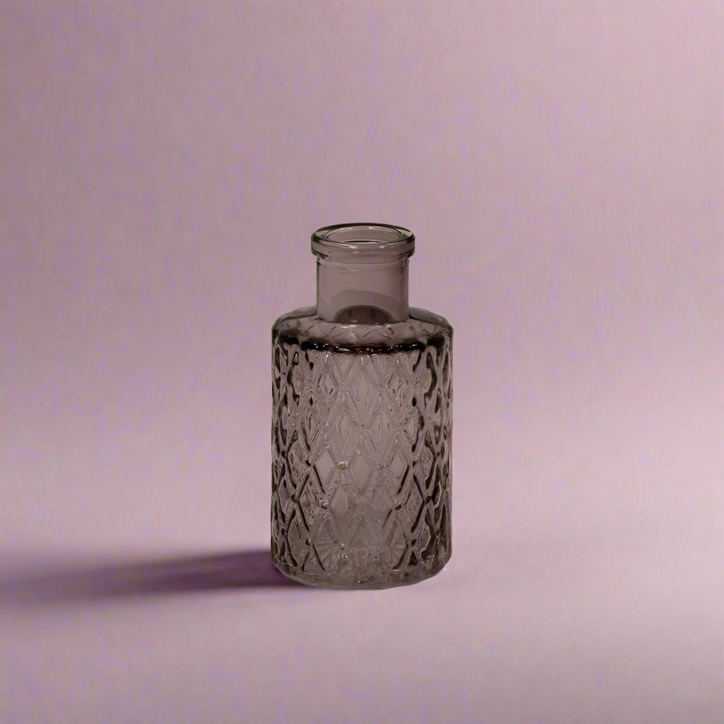 Amethyst Mini Geometric Glass Bottle