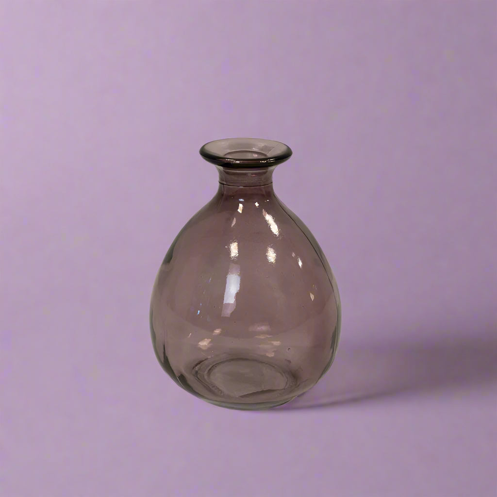 Amethyst Glass Bud Vase