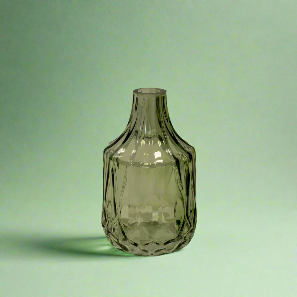 Vintage Green Glass Bottle