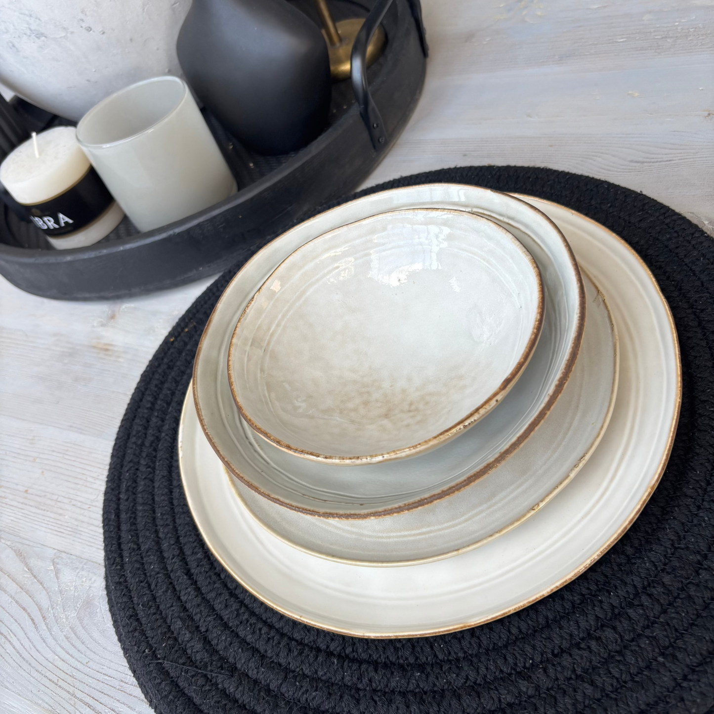 Satchville Stoneware Pasta Bowl