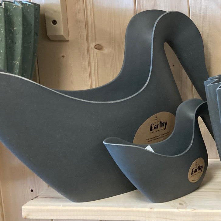 Anthracite Grey Watering Jug - Bamboo (Large)