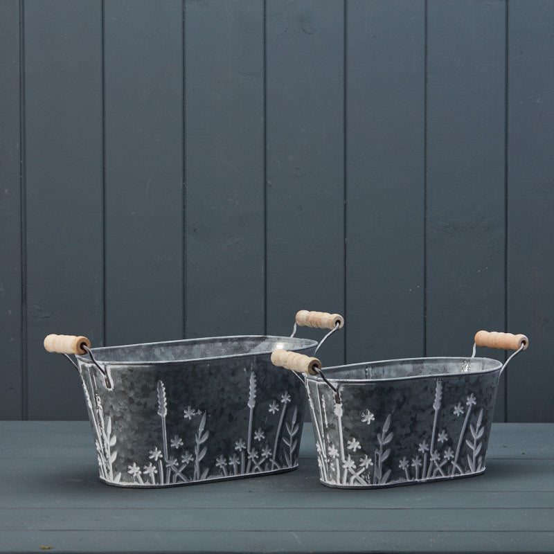 Meadow Oval Planters Set