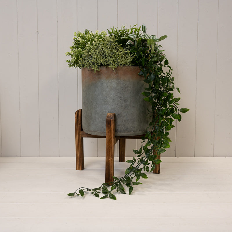 Vintage Pots With Stands Set