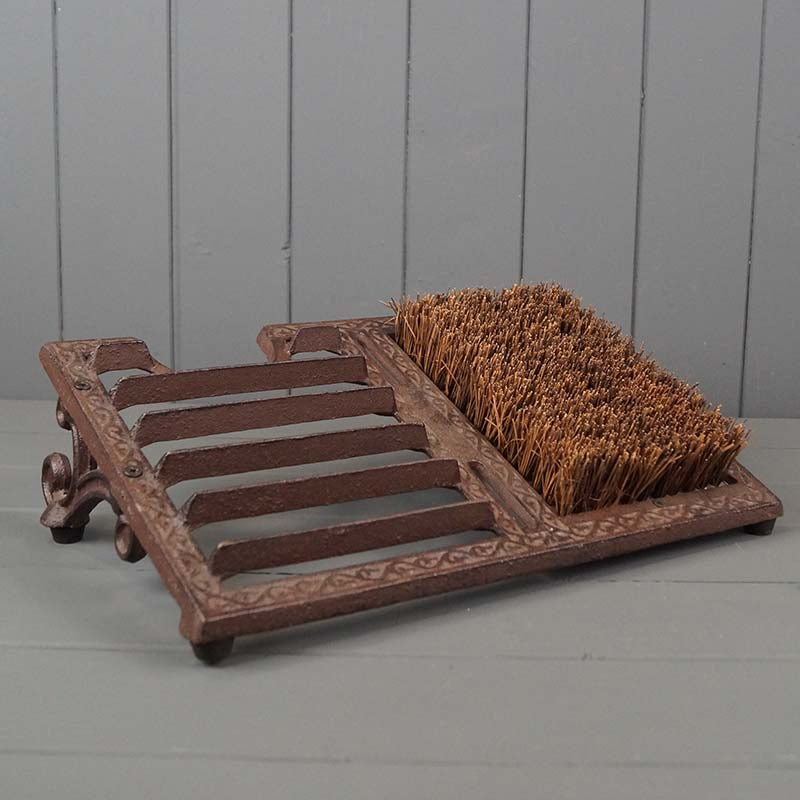 Cast Iron Boot Scraper 'N' Brush