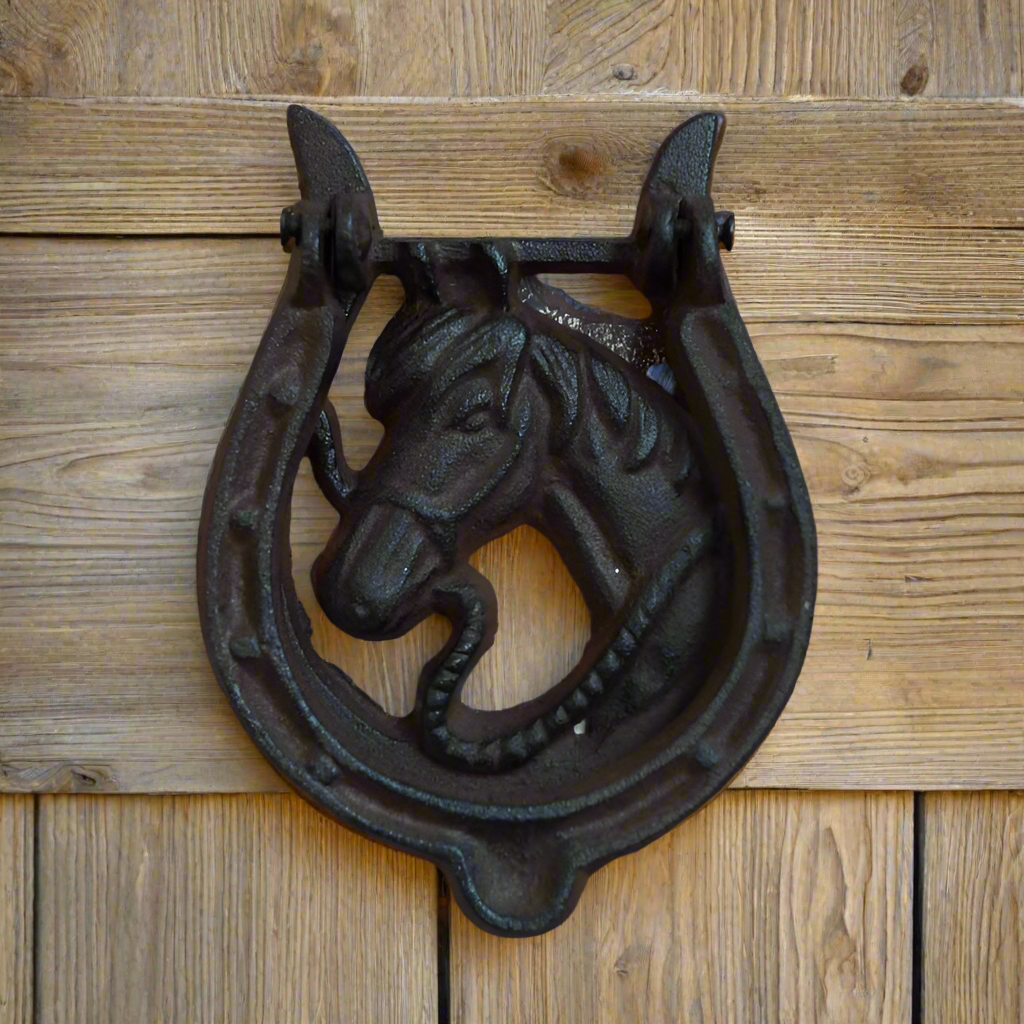 Cast Iron Horse Head Door Knocker