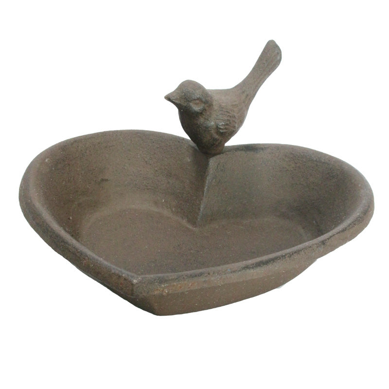 Heart Birdbath